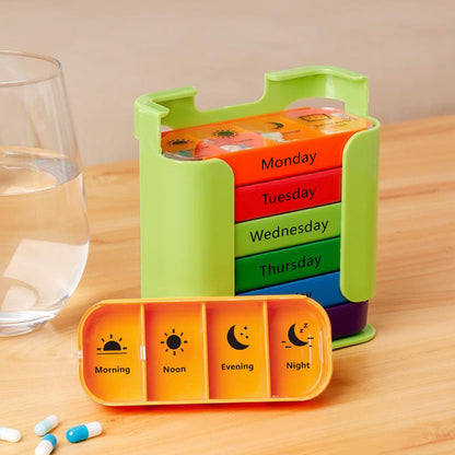 💊 Stay on Track - ✨7-Day Medication Organizer - For Effortless Health Management! 📅