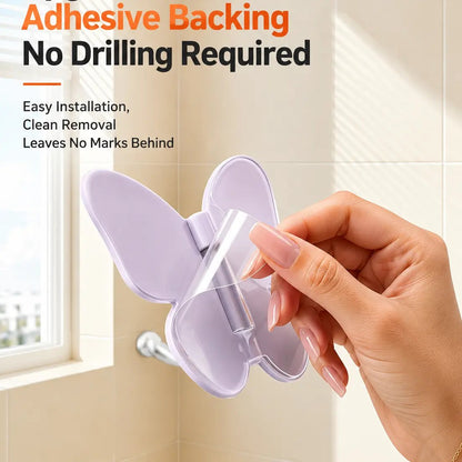 🔥2026 SALE - No Drilling Swivel Butterfly Hook