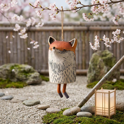 🌿Handmade Whimsical Animal Wind Chime Ornaments