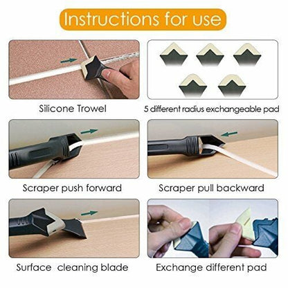 🔥🛠️Silicone Caulking Finishing & Removal Tool Set