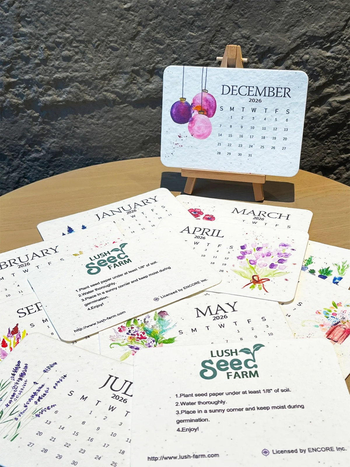 ⏰Christmas Limited Sale 49% OFF!!✨🌱Eco-Friendly Plantable Love Seed Calendar 2026
