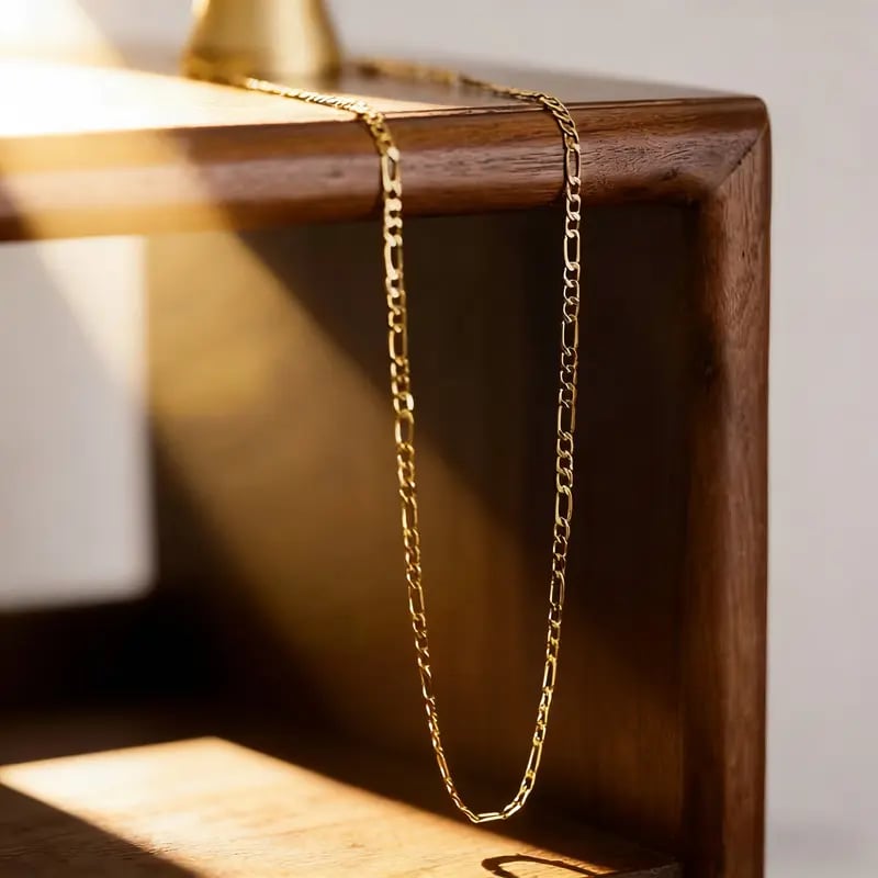 😍Elegant 2-Piece 18K Gold Jewelry Set – Bracelet & Necklace for Men & Women