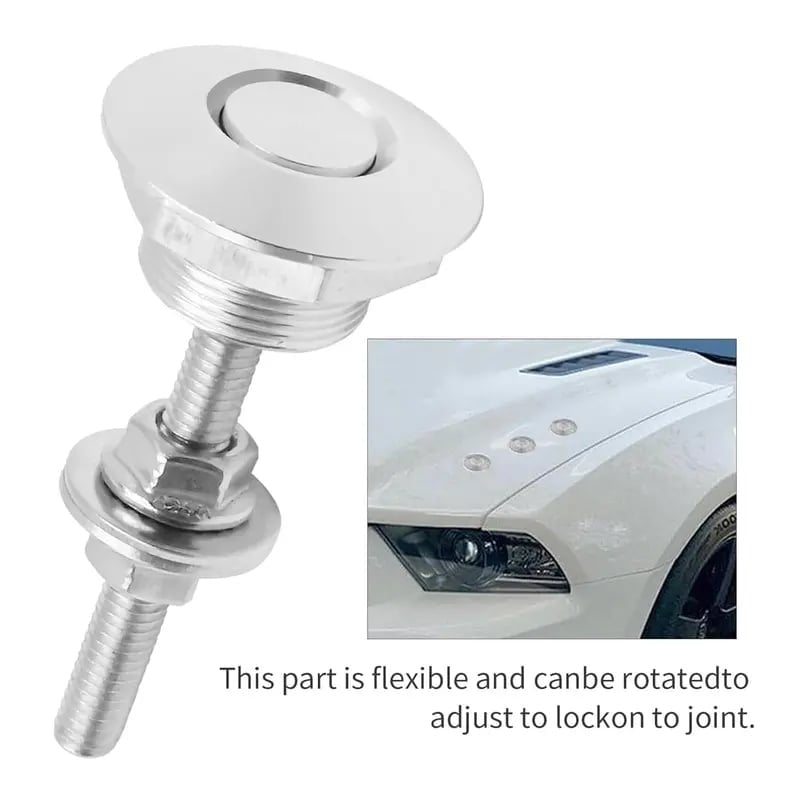 🔒 4Pcs Universal Stainless Steel Quick-Release Lock Latches - Secure & Easy Access!⚡