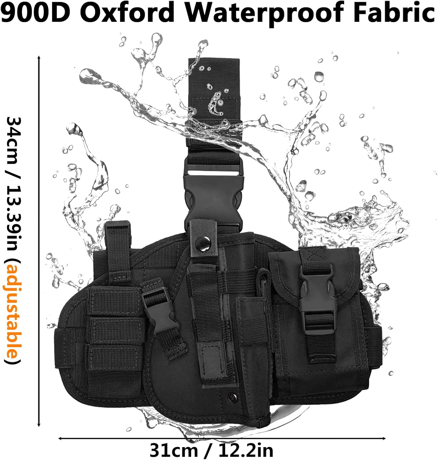 Hot Sale 48% OFF🔥Tactical Adjustable Thigh Holster for Right-Handed Users