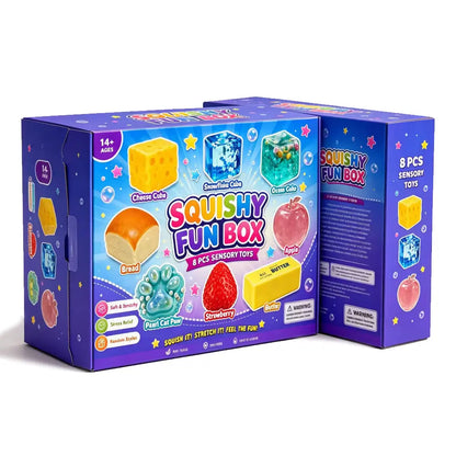 8-Piece Cute Animal Squishy Gift Pack