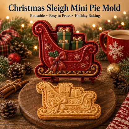 🎄16-Design Christmas Mini Pie Mold Collection | Reusable Embossed Molds for Shaping Detailed Santa, Snowman, Reindeer, Tree & Holiday Pies 🥧✨