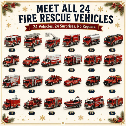 🚚 🎁Build the Fleet™ Collection 24-Day Vehicle Advent Calendar Series | ✨A New Adventure Every Morning