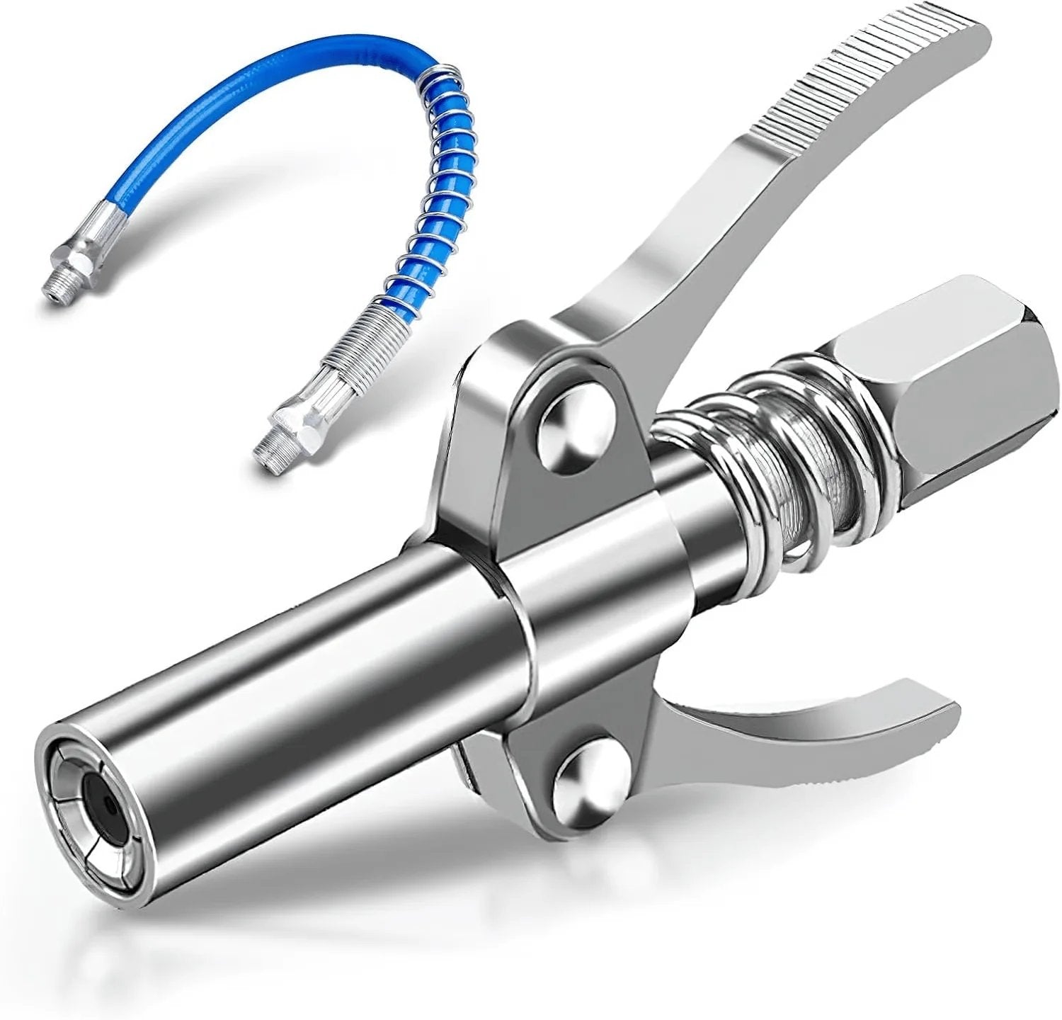 17000PSI 6-Jaw Stainless Steel Leak-Proof Universal Grease Gun Coupler