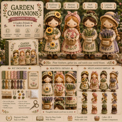🎁Last Day:49% OFF🧵 Tiny Worlds Collection – Patchwork DIY Kit Series