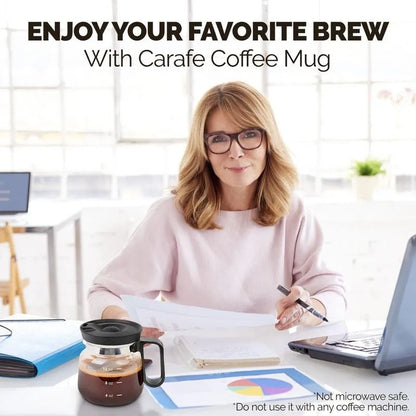 ☕16 Oz Glass Coffee Mug – Coffee Pot Style