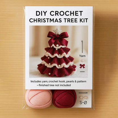 Christmas discount🎄DIY Crochet Christmas Tree Kit – ✨Handmade Holiday Decoration Set