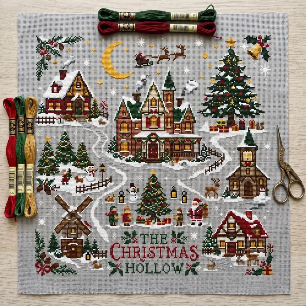✝️🧵Nativity Cross Stitch Kit🪡
