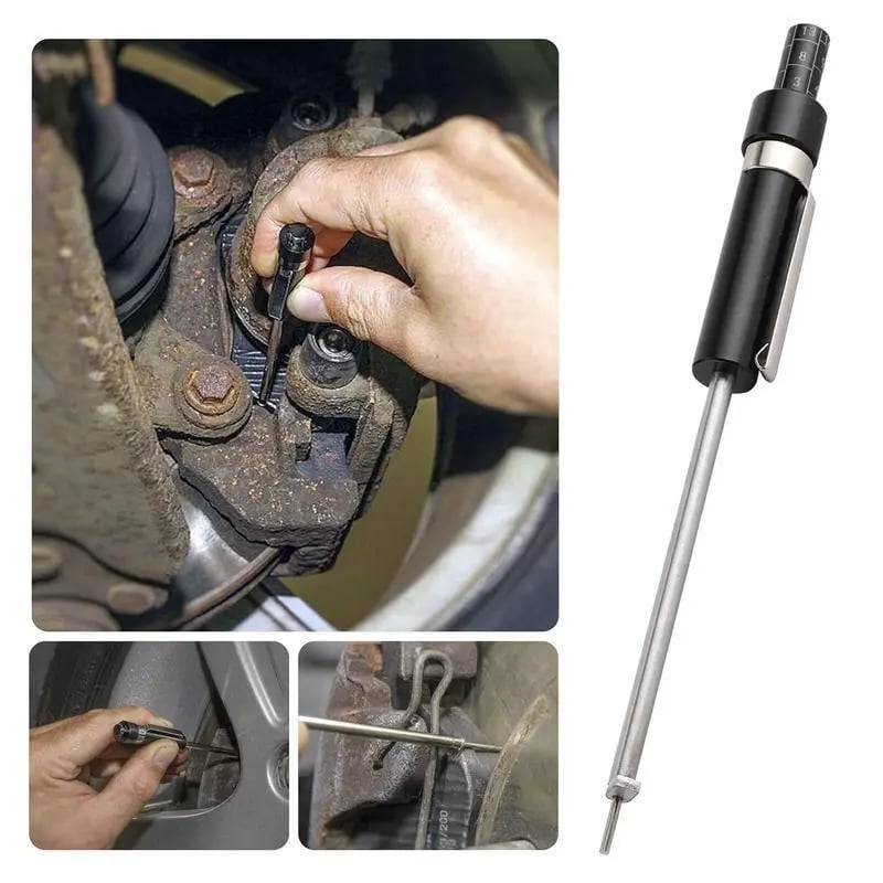📏📦Car Brake Pad Thickness Gauge – 1.5mm–11mm Scale, No Tire Removal Needed