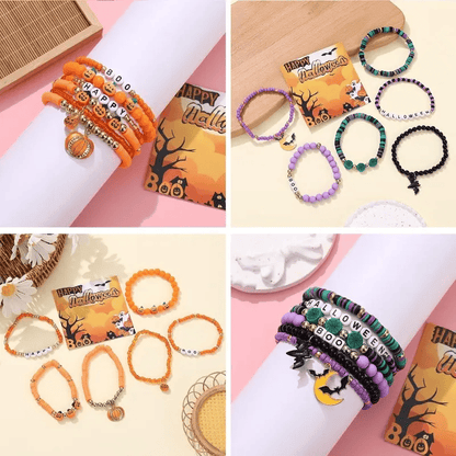 🔥Last Day 50% OFF - Halloween Series Cartoon Soft Clay Bracele