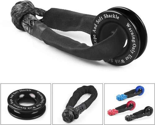 Universal Off-Road Towing Recovery Kit, UV Protection Soft Shackle for SUV Truck🛡️