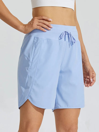⏰Hot Sale Unisex 7-Inch High-Waisted Running Pants with Belt Design