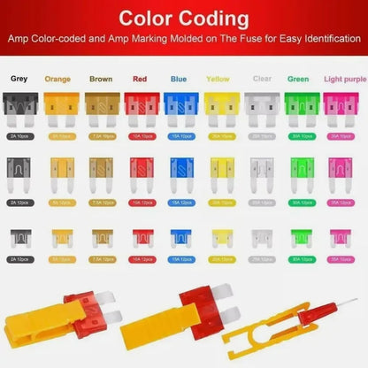 🔧 306 PCS Car Blade Fuse Assortment Set