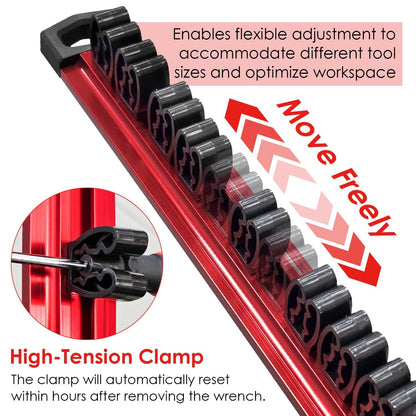 🧲🛠️Magnetic Wrench and Screwdriver Organizer – Tool Organizer for Workshop & Garage