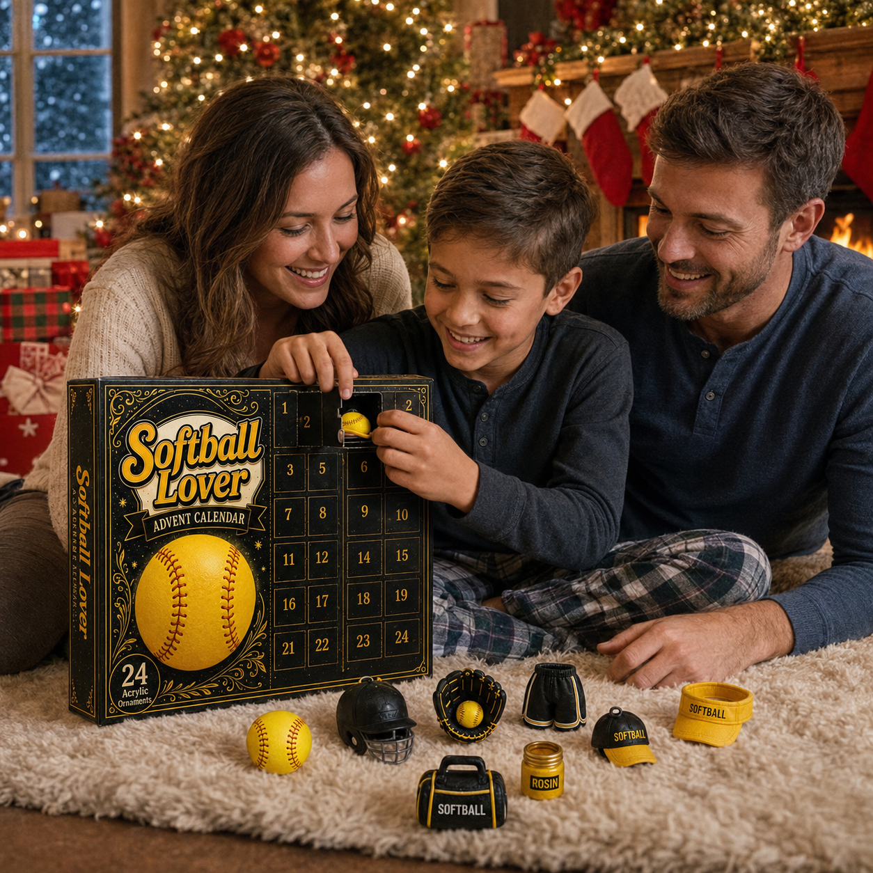 Softball Lover Advent Calendar 2026 - 24-Day Festive Countdown