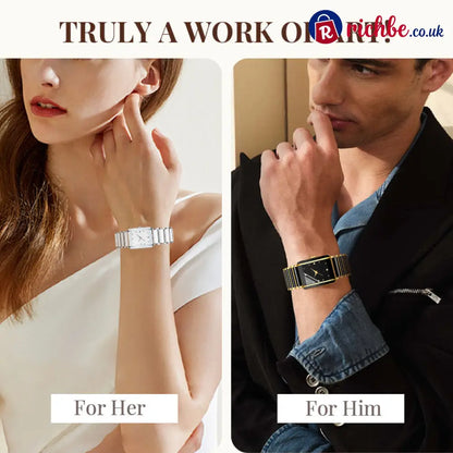 ⌚ Elegant Ceramic Band Watch, 3ATM Water Resistant Quartz Gift Box Included - Other