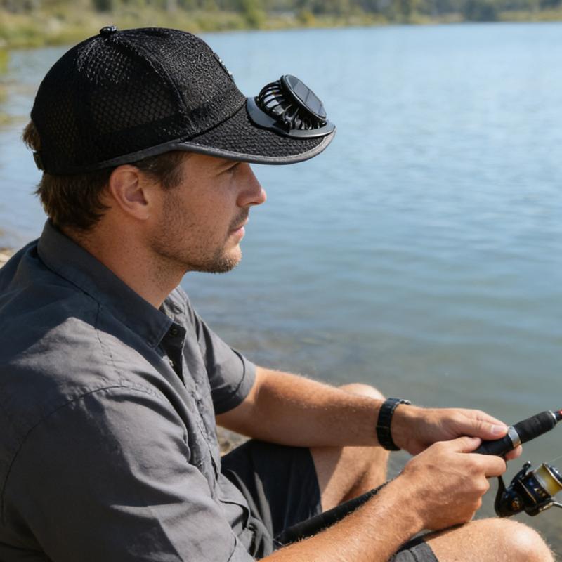 🔥HOT SALE 49% OFF🧢2026 Pro Outdoor Cooling Hat: Dual-Power Fan Cap