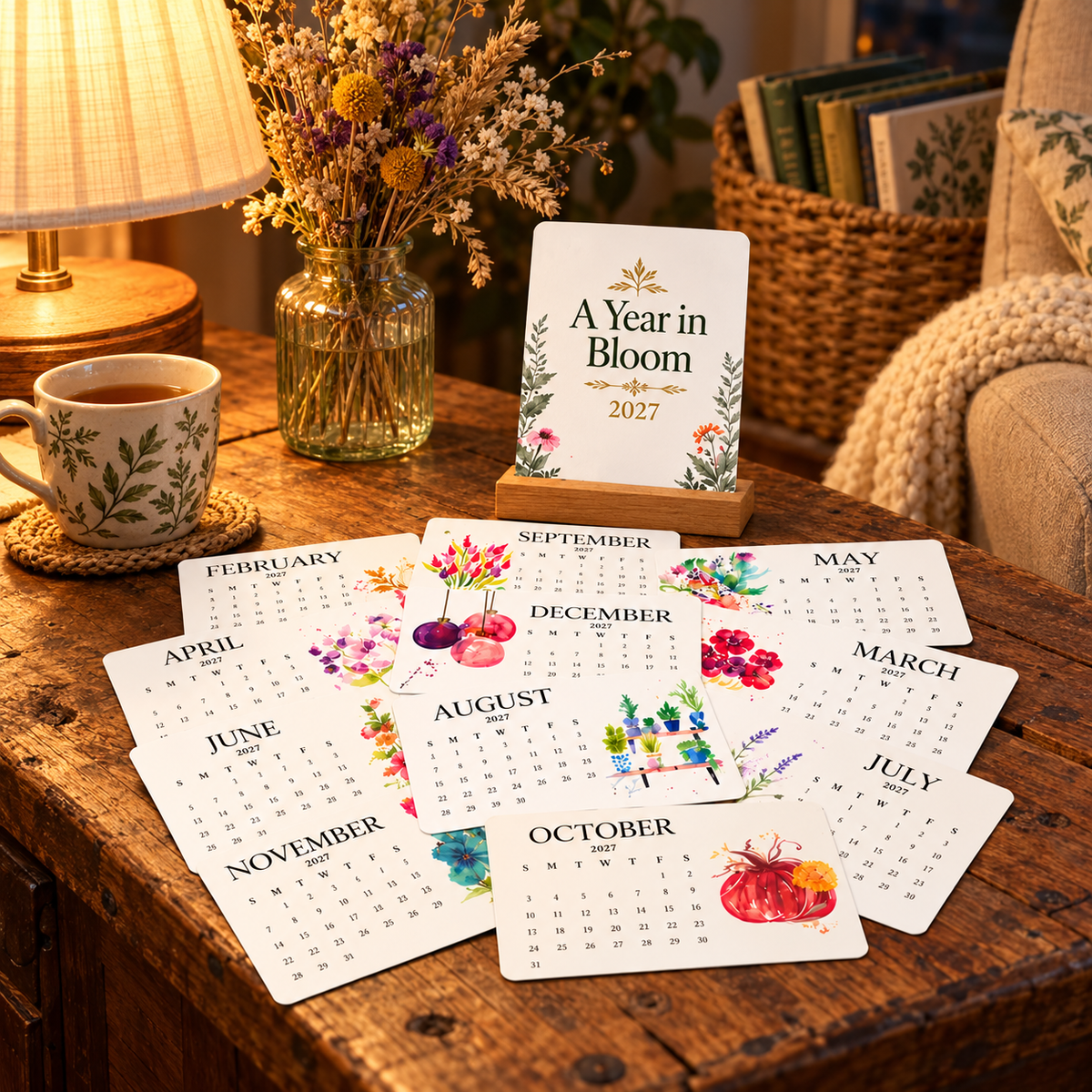 ✨✨Early Holiday Sale 48% OFF🌱Eco-Friendly Plantable “Timeless” Seed Calendar 2027