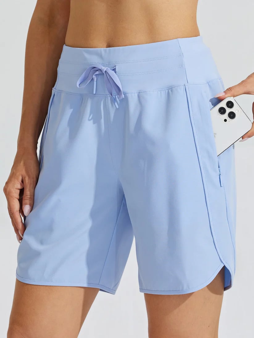 ⏰Hot Sale Unisex 7-Inch High-Waisted Running Pants with Belt Design