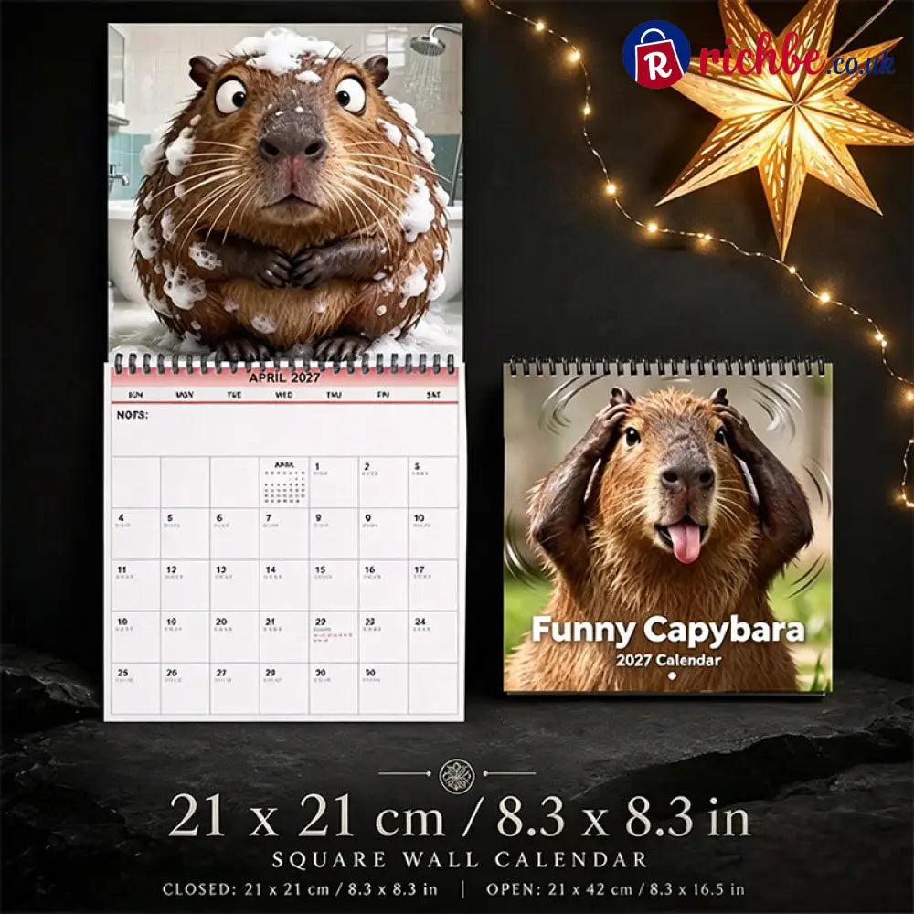 Funny Capybara Calendar 2027 - HOT SALE