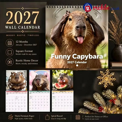 Funny Capybara Calendar 2027 - HOT SALE