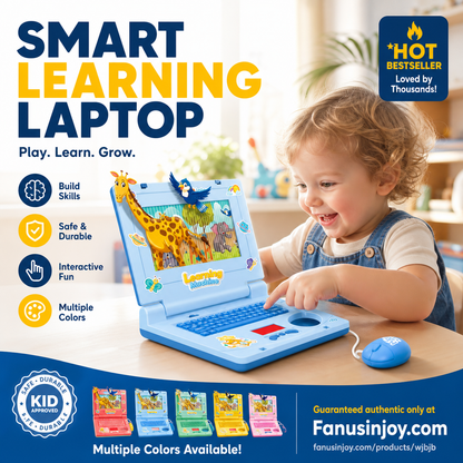 🏆🖥️Limited Time 50% Off: Only £10.99‼️👧Interactive Simulation Toy Laptop｜Kids Educational Pretend Play Learning Toy🖥️