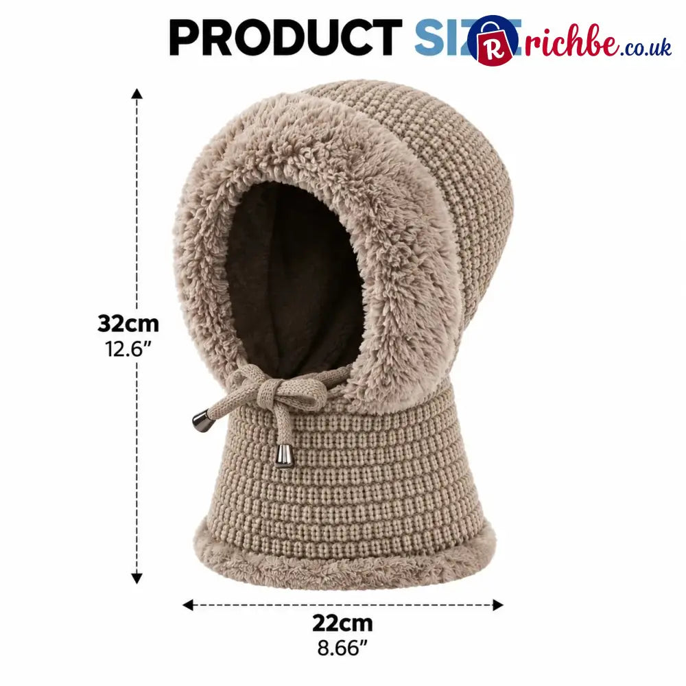 💗Hot Selling💥Ultimate Warmth 3-in-1 Winter Beanie - Khaki