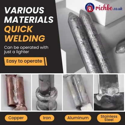Household Multi-Metal Repair Fusion Stick Set Pack - Low Melting Point Welding Tool Kit for Aluminum Stainless Steel