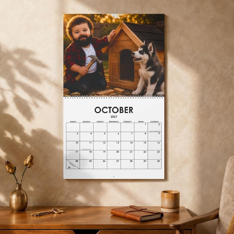 Bearded Babies 2027 Calendar