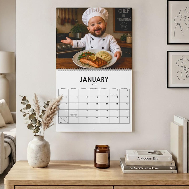 Bearded Babies 2027 Calendar