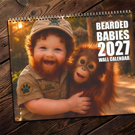 Bearded Babies 2027 Calendar