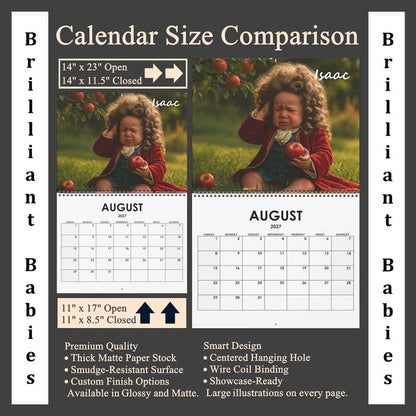 Brilliant Babies 2027 Wall Calendar