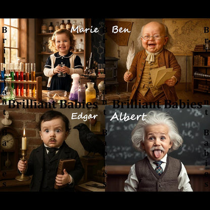 Brilliant Babies 2027 Wall Calendar