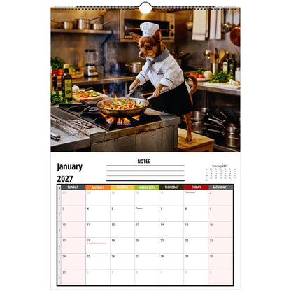 Funny Chihuahuas Wall Calendar 2027