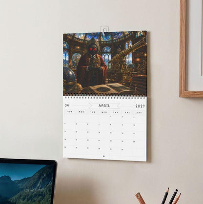 Cryptid Lounge 2027 Wall Calendar, Distinguished Monsters Art Calendar