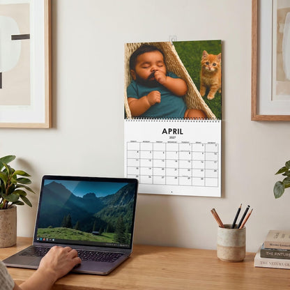 2027 Bearded Babies Wall Calendar