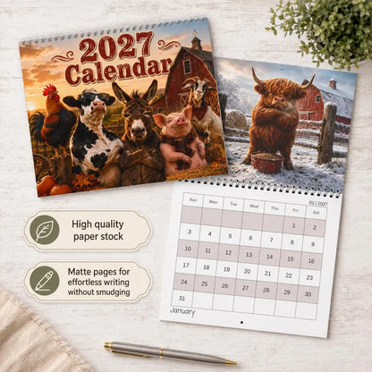 2027 Farm Animal Friends Calendar