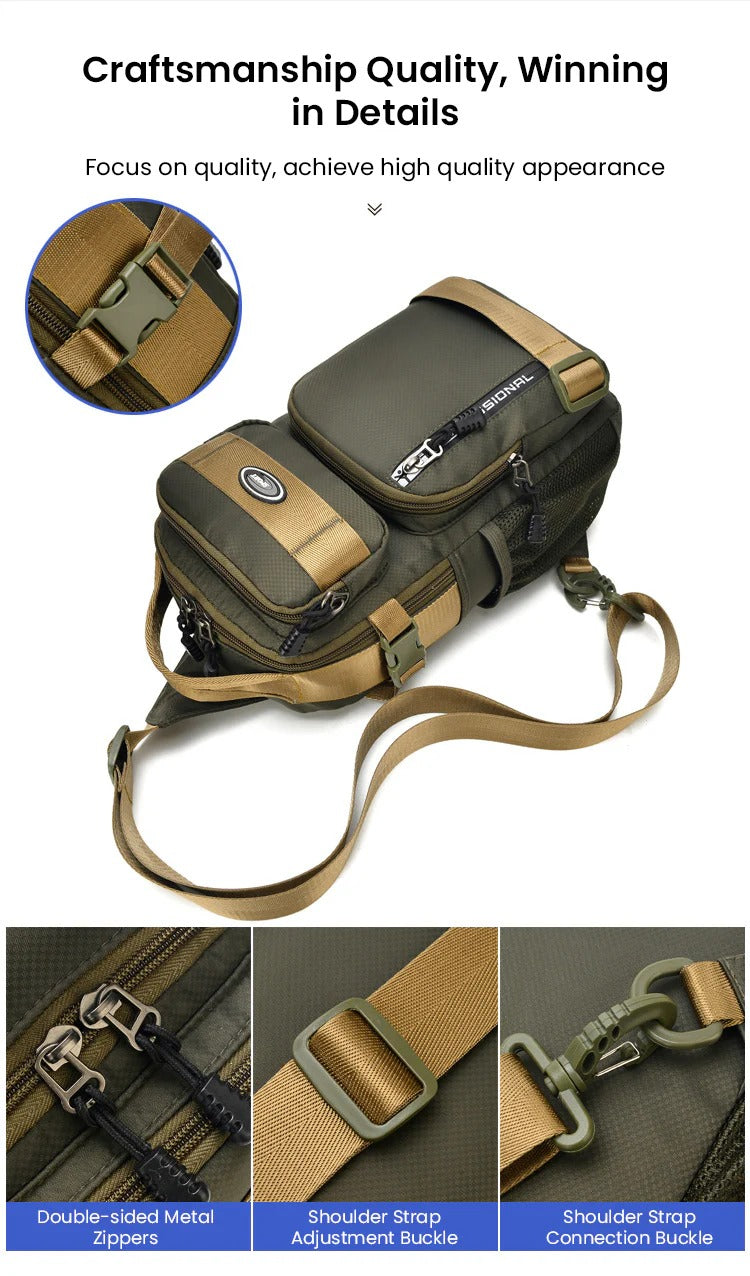 📢📢40% OFF !! ⏰2026 Adjustable Oxford Crossbody Chest Bag – Lightweight, Durable & Stylish ✨