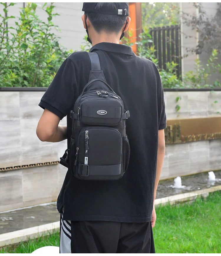 📢📢40% OFF !! ⏰2026 Adjustable Oxford Crossbody Chest Bag – Lightweight, Durable & Stylish ✨