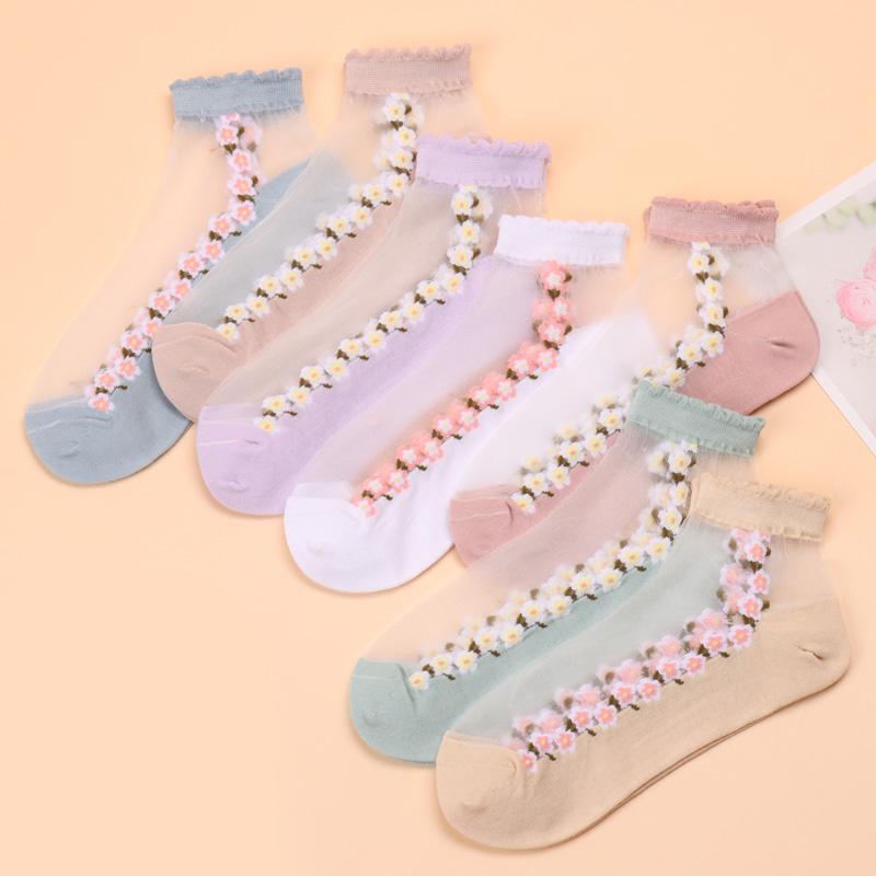 🥳SUMMER HOT SALE🥳💞50K+ SOLD!🔥Floral Lace Women's Spring Summer Ankle Socks