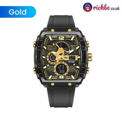 🔥LED Backlight + Stopwatch Technique🔥Multi-Function Sport & Casual Digital Watch - 🔥Gold - Hot sale