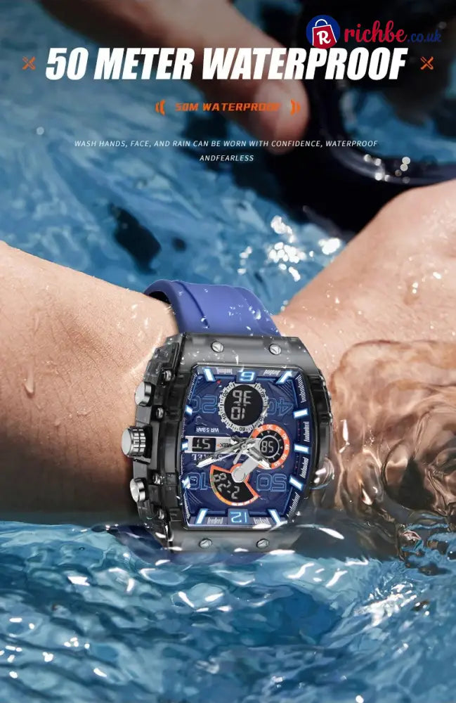 🔥LED Backlight + Stopwatch Technique🔥Multi-Function Sport & Casual Digital Watch - Hot sale