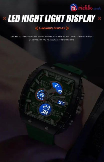 🔥LED Backlight + Stopwatch Technique🔥Multi-Function Sport & Casual Digital Watch - Hot sale