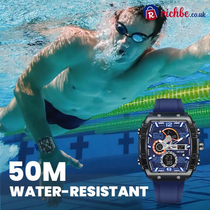 🔥LED Backlight + Stopwatch Technique🔥Multi-Function Sport & Casual Digital Watch - Hot sale