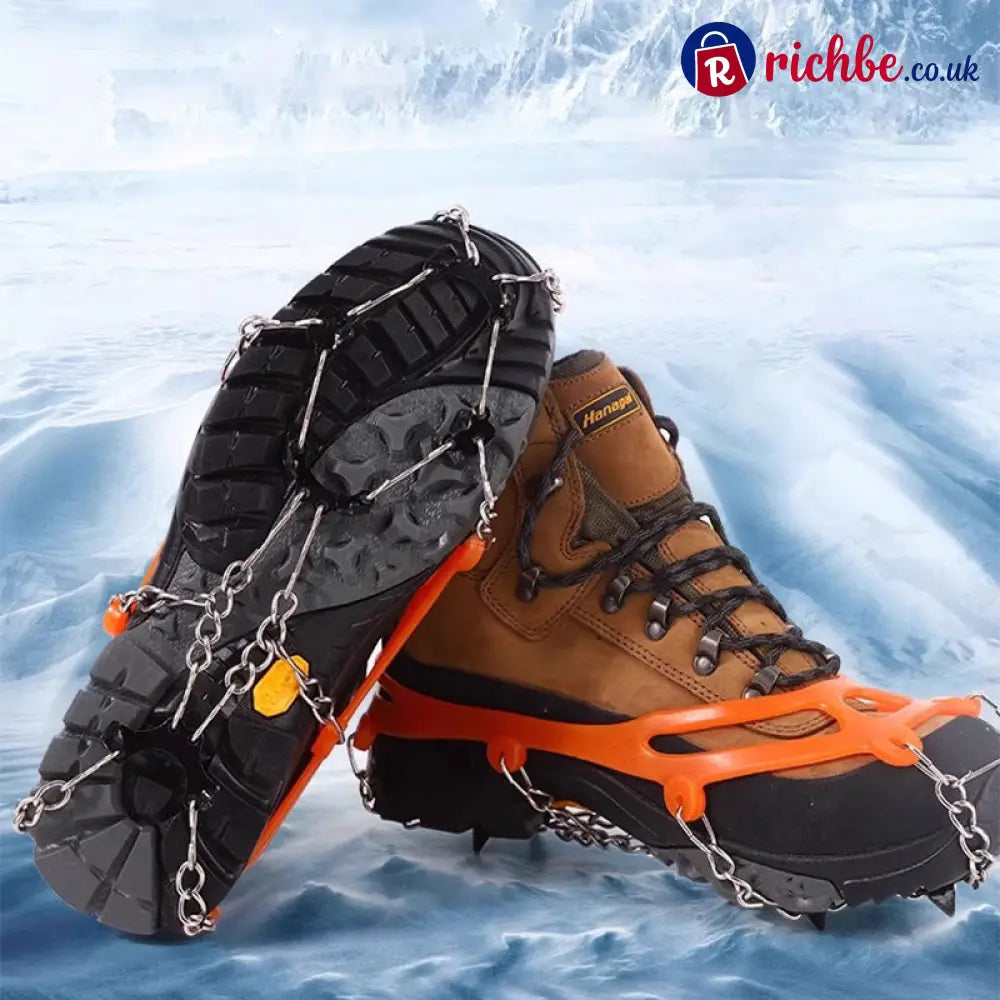 🥾 Save 49% ! ❄️ Anti-Slip Crampons – Grippy stretch-fit & portable ✨ - Houseware & Kitchen