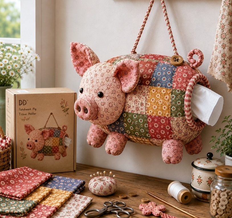 🧵LIMITED-TIME 43% OFF! ⏰ — DIY Animal Tissue Holder Sewing Kit | Perfect First Sewing Craft for Kids 🐻